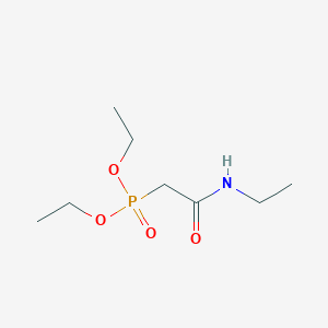 molecular formula C8H18NO4P B14151735 Diethyl [2-(ethylamino)-2-oxoethyl]phosphonate CAS No. 3699-75-0