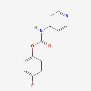 (4-Fluorophenyl) N-pyridin-4-ylcarbamate