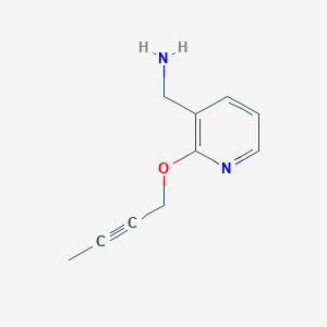 [2-(But-2-ynyloxy)pyridin-3-yl]methylamine