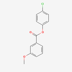 molecular formula C14H11ClO3 B14152097 m-Anisic acid, 4-chlorophenyl ester CAS No. 126165-52-4