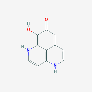 molecular formula C11H8N2O2 B14152128 Demethylaaptamine CAS No. 342882-90-0