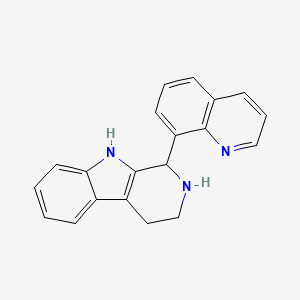 molecular formula C20H17N3 B14152385 Komarovicine CAS No. 85403-71-0