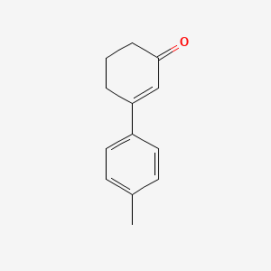 molecular formula C13H14O B14152417 3-(4-Methylphenyl)cyclohex-2-en-1-one CAS No. 5011-06-3