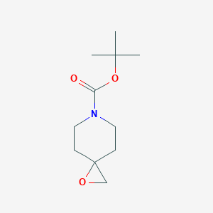 molecular formula C11H19NO3 B141526 Tert-butyl 1-oxa-6-azaspiro[2.5]octane-6-carboxylate CAS No. 147804-30-6