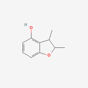 molecular formula C10H12O2 B14152621 2,3-Dimethyl-2,3-dihydro-1-benzofuran-4-ol CAS No. 89242-58-0