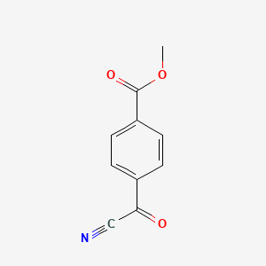 molecular formula C10H7NO3 B14152724 Methyl 4-(cyanocarbonyl)benzoate CAS No. 198978-34-6