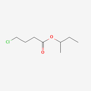 molecular formula C8H15ClO2 B14152729 Butanoic acid, 4-chloro-, 1-methylpropyl ester CAS No. 88736-76-9