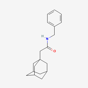 molecular formula C19H25NO B14152836 2-(1-adamantyl)-N-benzylacetamide CAS No. 286386-48-9