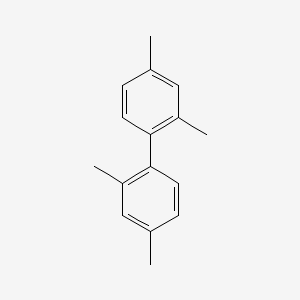 molecular formula C16H18 B14152857 1,1'-Biphenyl, 2,2',4,4'-tetramethyl- CAS No. 3976-36-1