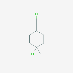molecular formula C10H18Cl2 B14152858 1-Chloro-4-(2-chloropropan-2-yl)-1-methylcyclohexane CAS No. 4497-96-5