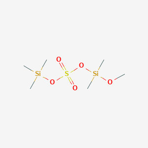 molecular formula C6H18O5SSi2 B14152975 Methoxy(dimethyl)silyl trimethylsilyl sulfate CAS No. 89131-61-3