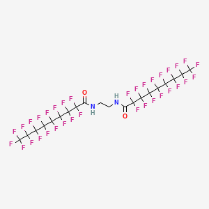 molecular formula C20H6F34N2O2 B14152977 N,N'-bis(Perfluorononanoyl)1,2-ethanediamine CAS No. 97005-61-3