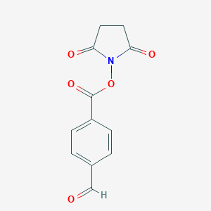 molecular formula C12H9NO5 B014153 2,5-Dioxopyrrolidin-1-yl 4-formylbenzoate CAS No. 60444-78-2
