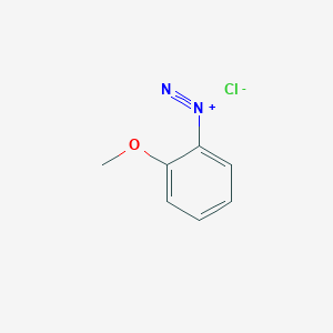molecular formula C7H7ClN2O B14153058 Benzenediazonium, 2-methoxy-, chloride CAS No. 3425-23-8