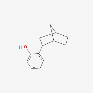 molecular formula C13H16O B14153083 2-(Bicyclo[2.2.1]hept-2-yl)phenol CAS No. 17152-43-1