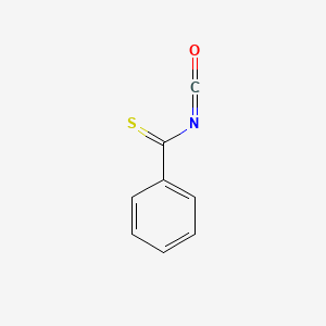 molecular formula C8H5NOS B14153178 Benzenecarbothioyl isocyanate CAS No. 3553-61-5