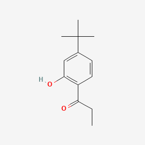 molecular formula C13H18O2 B14153186 Propiophenone, 5-tert-butyl-2-hydroxy- CAS No. 25441-52-5