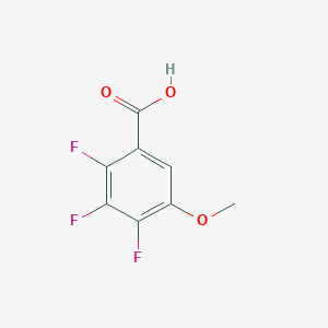 molecular formula C8H5F3O3 B141532 2,3,4-Trifluoro-5-methoxybenzoic acid CAS No. 38233-47-5
