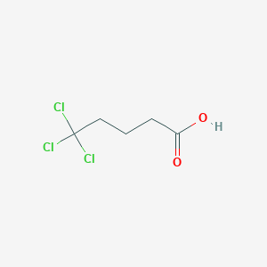 molecular formula C5H7Cl3O2 B14153331 5,5,5-Trichloropentanoic acid CAS No. 4236-43-5