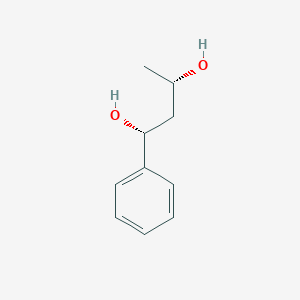 molecular formula C10H14O2 B14153374 1,3-Butanediol, 1-phenyl-, (1R,3S)- CAS No. 74571-83-8