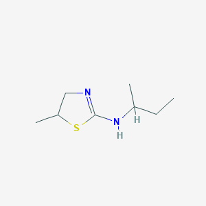 molecular formula C8H16N2S B14153488 N-(butan-2-yl)-5-methyl-4,5-dihydro-1,3-thiazol-2-amine CAS No. 355156-83-1