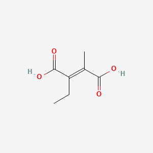 molecular formula C7H10O4 B14153508 2-Ethyl-3-methylfumaric acid CAS No. 28098-80-8