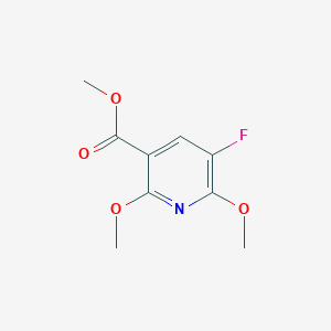 molecular formula C9H10FNO4 B1415354 Methyl 5-fluoro-2,6-dimethoxynicotinate CAS No. 2197053-22-6