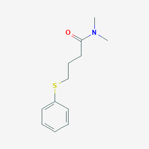 molecular formula C12H17NOS B14153554 N,N-dimethyl-4-(phenylsulfanyl)butanamide CAS No. 89171-34-6
