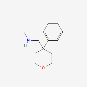N-Methyl-1-(4-phenyltetrahydro-2H-pyran-4-yl)methanamine