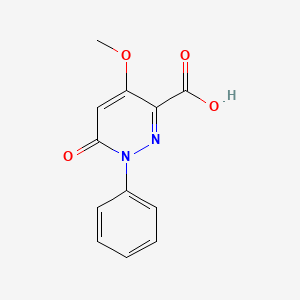 4-Methoxy-6-oxo-1-phenyl-1,6-dihydropyridazine-3-carboxylic acid