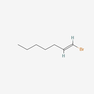 molecular formula C7H13Br B14153647 1-Bromo-1-heptene CAS No. 89942-12-1