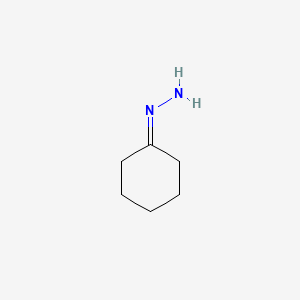molecular formula C6H12N2 B14153672 Cyclohexanone, hydrazone CAS No. 6156-08-7