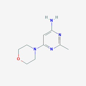 molecular formula C9H14N4O B1415369 2-Methyl-6-morpholinopyrimidin-4-amine CAS No. 28732-85-6
