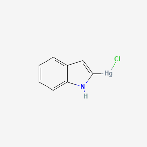 molecular formula C8H6ClHgN B14153843 chloro(1H-indol-2-yl)mercury CAS No. 26340-48-7
