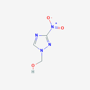 molecular formula C3H4N4O3 B14153855 1-Hydroxymethyl-3-nitro-1,2,4-triazole CAS No. 74205-83-7