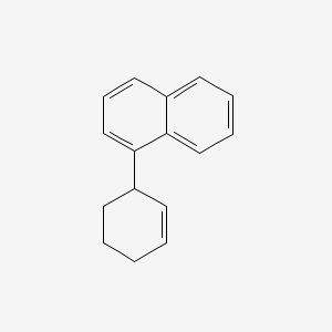 molecular formula C16H16 B14153933 1,2,3,4-Tetrahydrophenylnaphthalene CAS No. 97643-20-4