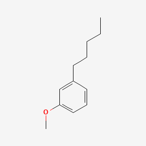 molecular formula C12H18O B14153938 1-Methoxy-3-pentylbenzene CAS No. 20056-57-9