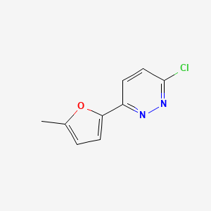 molecular formula C9H7ClN2O B1415395 3-Chloro-6-(5-methylfuran-2-yl)pyridazine CAS No. 1105195-02-5