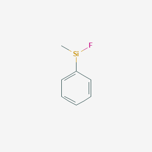 molecular formula C7H8FSi B14154039 Methylphenylfluorosilane 