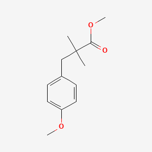 molecular formula C13H18O3 B14154047 Methyl 3-(4-methoxyphenyl)-2,2-dimethylpropanoate CAS No. 14248-23-8