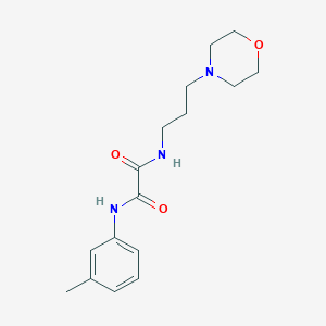 molecular formula C16H23N3O3 B14154065 N'-(3-methylphenyl)-N-(3-morpholin-4-ylpropyl)oxamide CAS No. 440109-23-9