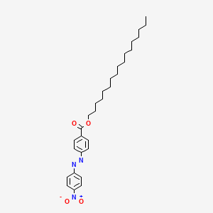 molecular formula C30H43N3O4 B14154167 heptadecyl 4-[(E)-(4-nitrophenyl)diazenyl]benzoate CAS No. 290366-34-6