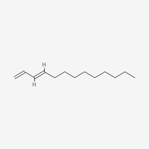 molecular formula C13H24 B14154269 (3E)-trideca-1,3-diene CAS No. 38725-49-4