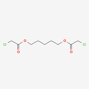 molecular formula C9H14Cl2O4 B14154273 Pentane-1,5-diyl bis(chloroacetate) CAS No. 90077-32-0