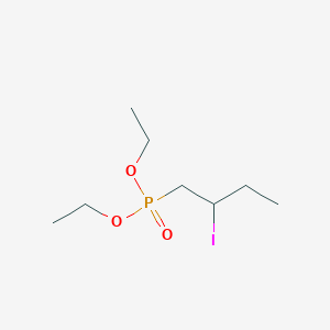 molecular formula C8H18IO3P B14154391 1-Diethoxyphosphoryl-2-iodo-butane CAS No. 183180-82-7