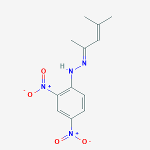 molecular formula C12H14N4O4 B14154518 2,4-Dinitrophenylhydrazone mesityl oxide CAS No. 964-83-0