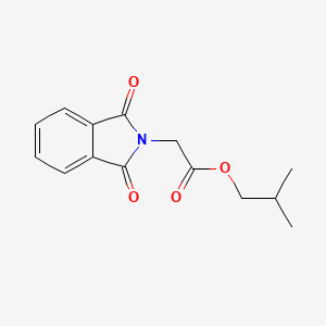 molecular formula C14H15NO4 B14154592 2-methylpropyl (1,3-dioxo-1,3-dihydro-2H-isoindol-2-yl)acetate CAS No. 101855-38-3