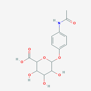 molecular formula C14H17NO8 B14154733 p-Acetamidophenylglucuronide CAS No. 792160-62-4