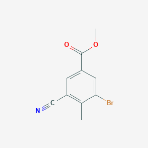 Methyl 3-bromo-5-cyano-4-methylbenzoate