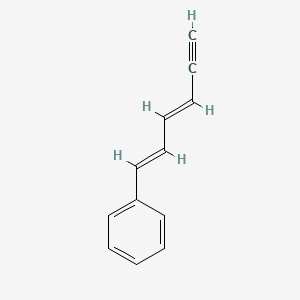 molecular formula C12H10 B14154746 E,E-1-Phenylhexa-1,3-dien-5-yne CAS No. 940-50-1